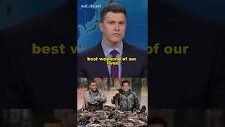 These swap jokes are hilarious snl colinjost comedysaturdaynightliveviral shorts laugh funny [upl. by Skerl]