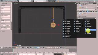 Blender 3D Newtons Cradle tutorial Part one [upl. by Anderson]