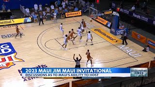 Officials assessing feasibility of holding 2023 Maui Invitational NCAA basketball tournament [upl. by Laughry]