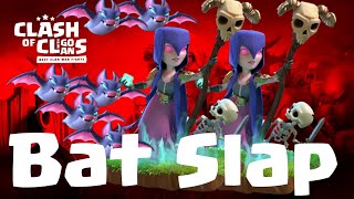 easy Bat slap triples  witches over run max TH12  COC 1219 clash of clans CW [upl. by Zednanreh]