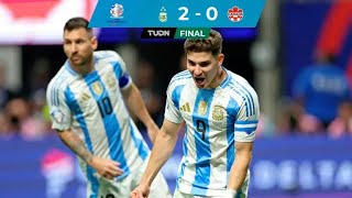 Argentina vs Canada l CA 2024 l RESUMEN COMPLETO l HD [upl. by Bausch]