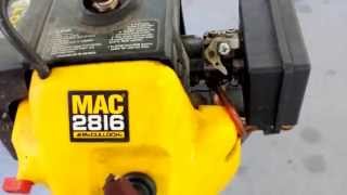 Tuning a 2stroke McCullough MAC2816 trimmer [upl. by Eiramyma]