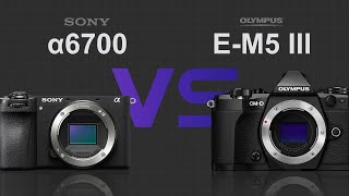 Sony alpha a6700 vs Olympus OMD EM5 Mark III [upl. by Katrinka641]