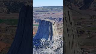 Devils Tower is a prominent geological formation located in northeastern WyomingUSAexploretower [upl. by Ladnor]