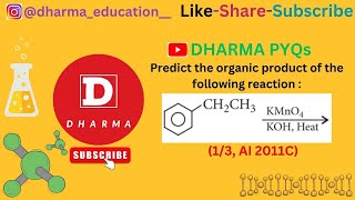 Predict the organic product of the following reaction Ethyl Benzene KMnO4 KOH Heat to gives [upl. by Naerol347]