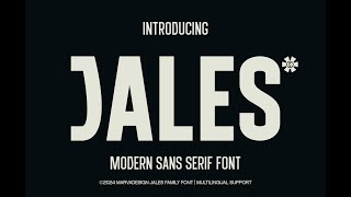 JALES Font Download [upl. by Stratton687]