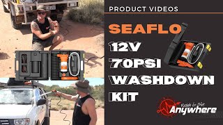 SEAFLO Portable 12V 70 PSI Washdown Kit  Product Information [upl. by Guttery38]