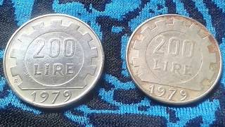 ITALIANA MOEDA DE 200 LIRE ANO 1979 [upl. by Jobie]