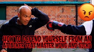 How to Defend yourself from an attacker feat Master Wong at VidCon [upl. by Anelav]