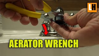 Bathroom Faucet Aerator Wrench  Easy No Scratch Aerator Replacement [upl. by Dragoon180]