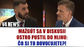 MAŽGÚT SA V DISKUSII OSTRO PUSTIL DO HLINU ČO SI TO DOVOĽUJETE [upl. by Rehportsirhc307]