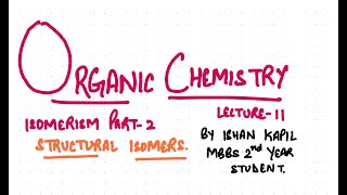 Organic Chem 11 CBSE 12TH BOARDS ISOMERISM 2 NEET  JEE iitjee organicchemistry isomerism [upl. by Bowe639]