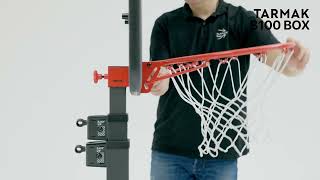 B100 BOX BASKETBALL BOARD ASSEMBLY VIDEO  8577289 [upl. by Aillemac575]