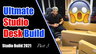 Studio Build 2021  Building a Studio Desk  Argosy Halo Plus  Part 3 [upl. by Wylen]