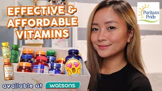 PURITANS PRIDE EFFECTIVE amp AFFORDABLE VITAMINS available at WATSONS [upl. by Ulda]