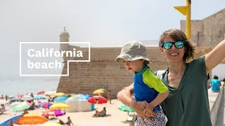 Sesimbra Portugal  Beach and town [upl. by Martsen]