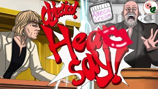 Objection Hearsay 8  Amber Heards Lawyer Asks About Ameca Cream And How To Kiss😘💋 Animation [upl. by Ahsauqram]