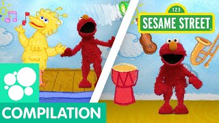 Sesame Street Music Fun with Elmo  Elmos World Compilation [upl. by Takeshi]