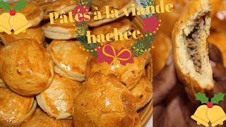 ⛄️Pâtés à la viande hachée antillais Recette de Noël⛄️ [upl. by Enaht]