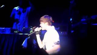 Justin Bieber  Pray LIVE at the B96 Jingle Bash in Chicago 121110 [upl. by Eerased427]