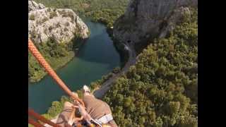 Zip line Omis [upl. by Lahcsap]