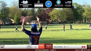 FCC Sweet 16  Game3 Highlights 050124  Michigan Warriors vs Kings XI [upl. by Glennis202]