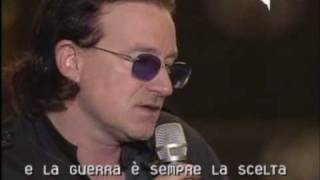 U2  Bono Vox Pavarotti  live Pavarotti amp friends 2003  Ave Maria [upl. by Filomena]