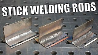 3 Stick Welding Electrodes Compared 6013 vs 7018 vs 6010 [upl. by Noissap]