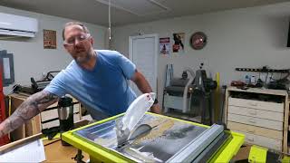 Cutting geodes with a tile saw [upl. by Beesley608]