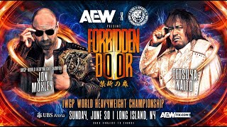 AEW x NJPW Forbidden Door 2024  Jon Moxley vs Tetsuya Naito [upl. by Damien]