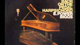 Bach  Passacaglia and Fugue in C minor BWV 582 E Power Biggs pedal harpsichord [upl. by Hsoj]