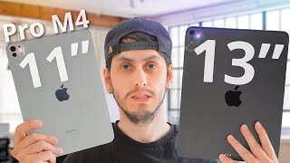 iPad Pro M4 11quot vs 13quot Experiencia de 1 Mes  Review en Español [upl. by Milan]