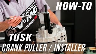 How To Install a Dirt Bike Crankshaft using the Tusk Crank PullerInstaller [upl. by Eenert]