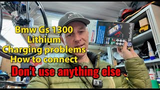 Don’t use this Optimate 4 Bmw Gs 1300 Battery the advice is now changed I’m afraid [upl. by Arrait]