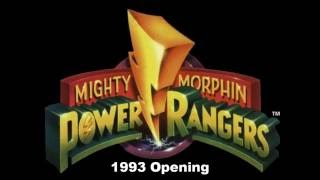 Mighty Morphin Power Rangers 1993 and 2010 Opening [upl. by Ezeerb]