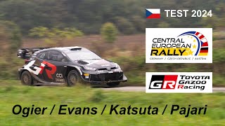 Test CER 2024 Toyota Gazoo Racing  Ogier Evans Katsuta Pajari  4K Pure sound [upl. by Odragde]