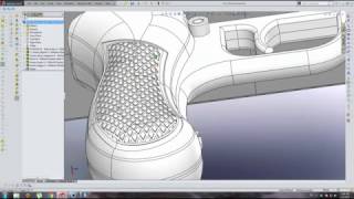 Pistol Grip Knurling  SolidWorks Tutorial [upl. by Middle]