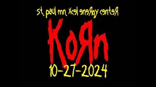 Korn  St Paul MN 10272024 [upl. by Eekcaj717]