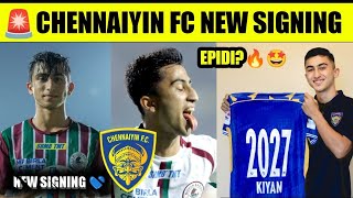 🚨 Chennaiyin FC New Signing 🤩 Welcome Kiyan Nassiri  New Center Forward For Chennaiyin FC 😉💙 [upl. by Jorge376]