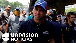 Capriles convoca a quottodo el pueblo a movilizarsequot tras la marcha en Venezuela contra Maduro [upl. by Carey]