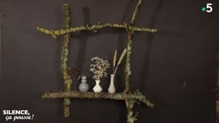 Atelier créatif  fabriquer un cadre avec des branches  Silence ça pousse [upl. by Irak629]