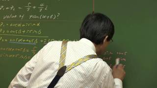 Math Training Center  Waseda University Entrance Exam 2007 Trigonometric Formulas [upl. by Neffets]