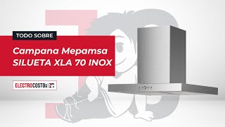 🔴 Campana Decorativa Mepamsa SILUETA XLA 70 INOX [upl. by Cadman]