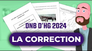 Brevet ➜ La correction du sujet dHistoireGéographieEMC 2024 [upl. by Wedurn]