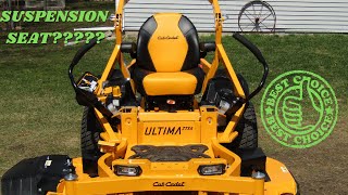 CUB CADET ZTX4 ZERO TURN LAWN MOWER SUSPENSION SEAT UPGRADE [upl. by Ebneter]