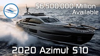 94 Azimut S10 2020 on the market for 6500000 Million in Fort Lauderdale [upl. by Airtina779]