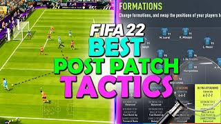 These 4222 CUSTOM TACTICS are the NEW META POST PATCH in FIFA 22  FIFA 22 CUSTOM TACTICS GUIDE [upl. by Hnim336]