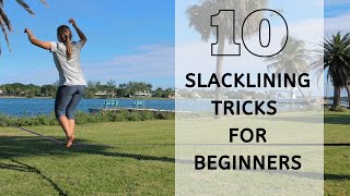 10 Easy Slackline Tricks for Beginners [upl. by Scotney676]