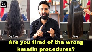 Learn the correct ways of Keratin Procedures  Surith Rasantha  Salon Zero [upl. by Ramoh]