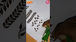 Mehndi Tutorial For Brides 🤩  Tears and Drops 😍  💖 Designs shortvideo shorts ytshorts short [upl. by Ainerol]